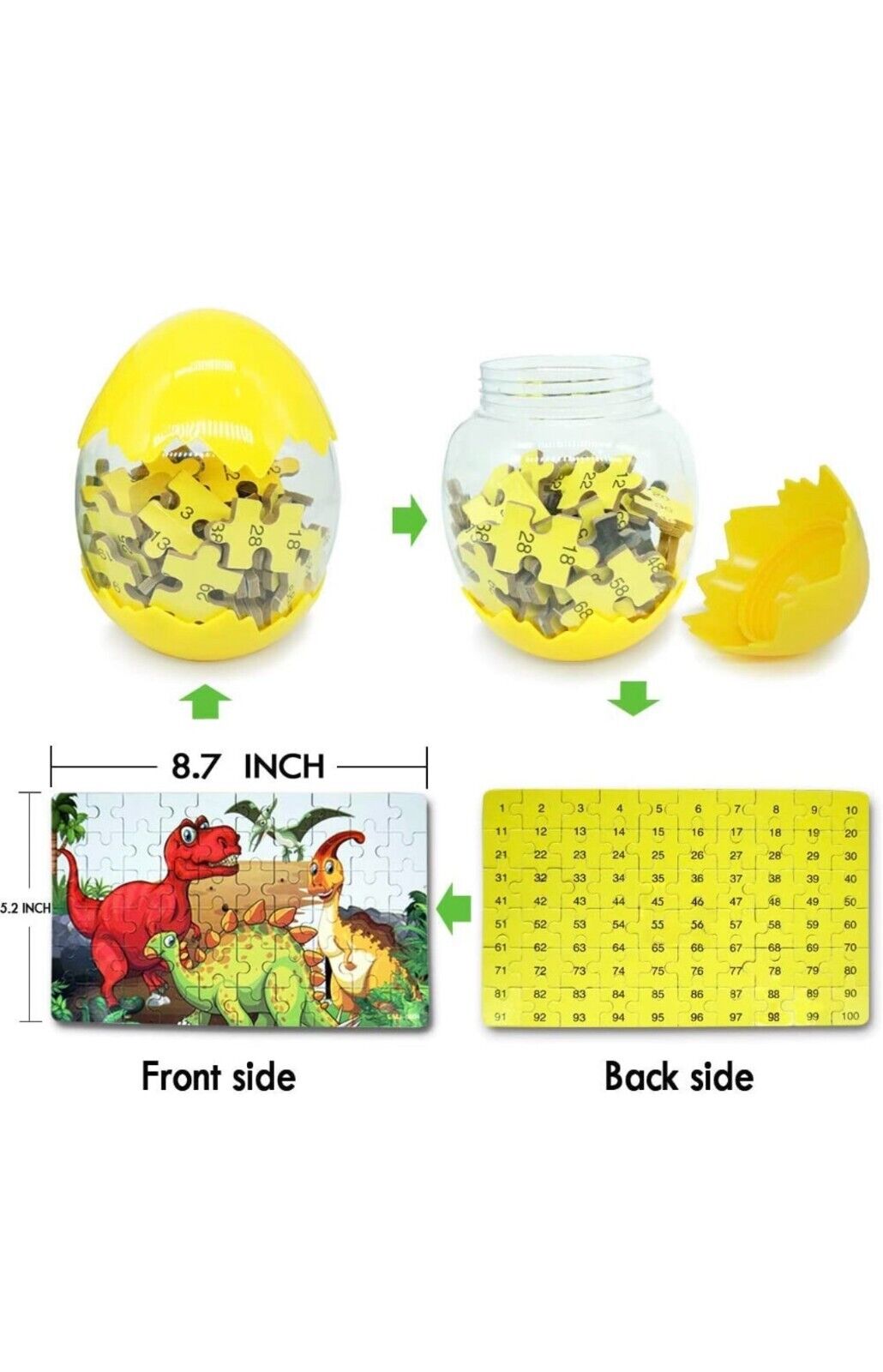 Dinosaur Egg Jigsaw Puzzle - Set of 2