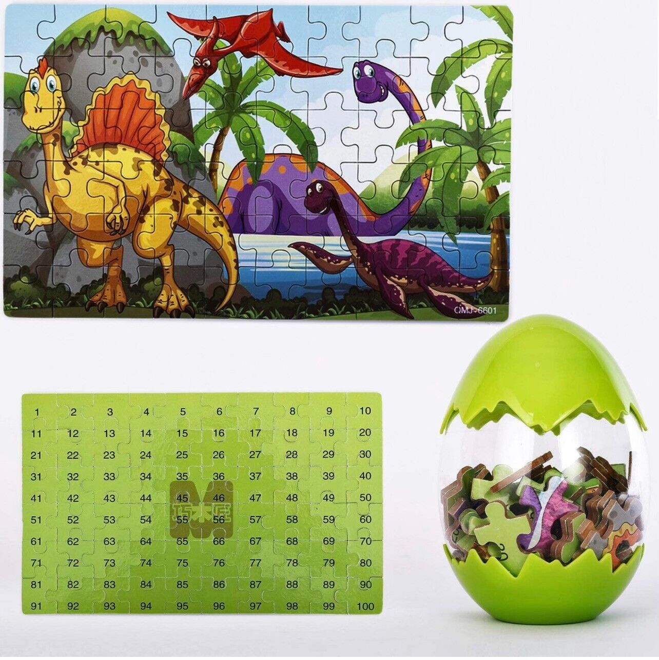 Dinosaur Egg Jigsaw Puzzle - Set of 2