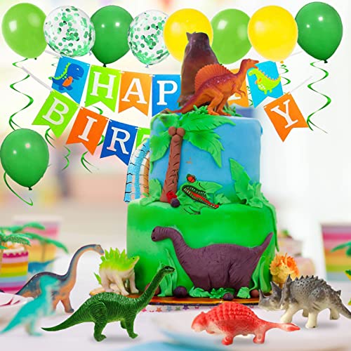 78 Mini Plastic Dinosaur Figures by OuMuaMua