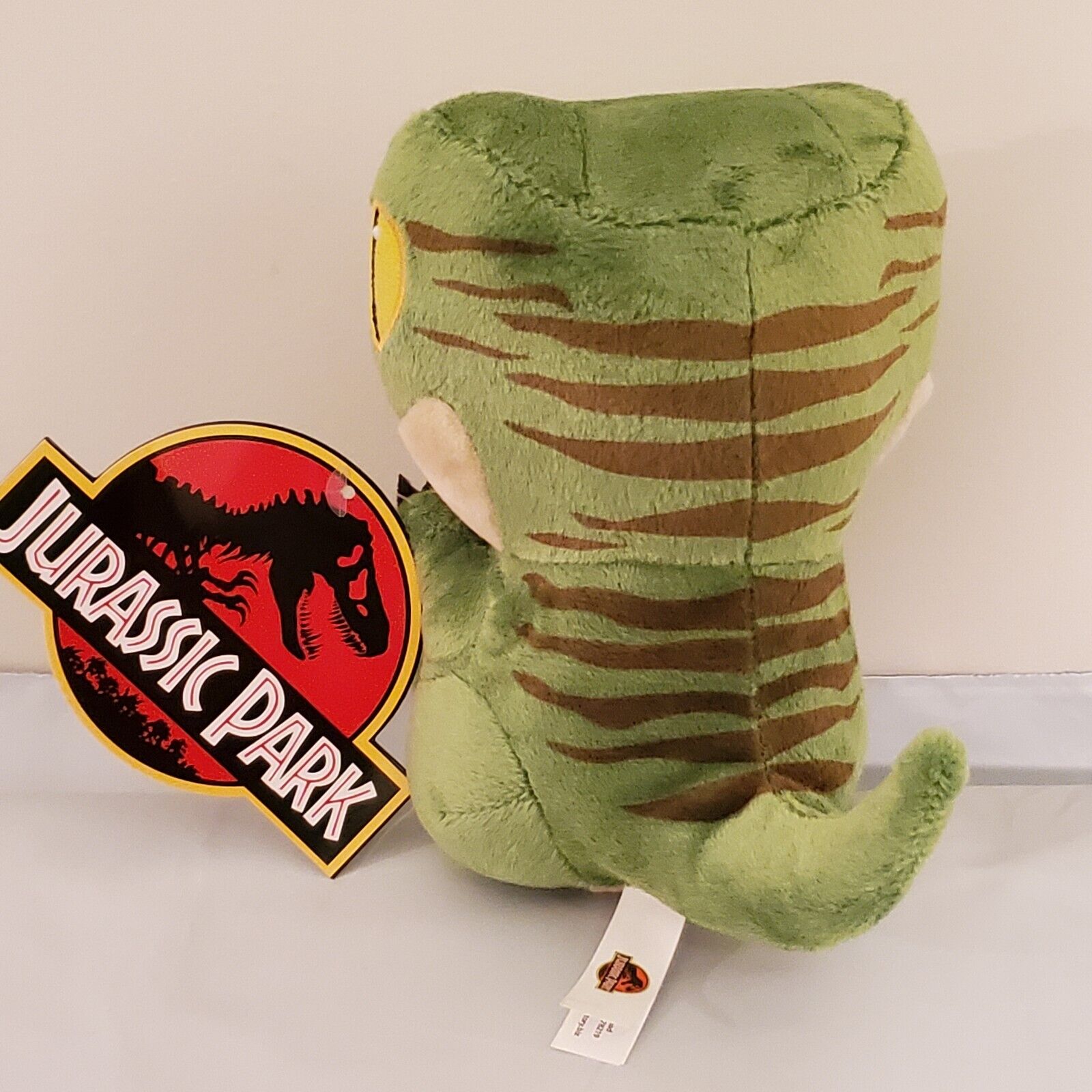Green Velociraptor Plush Toy - 6