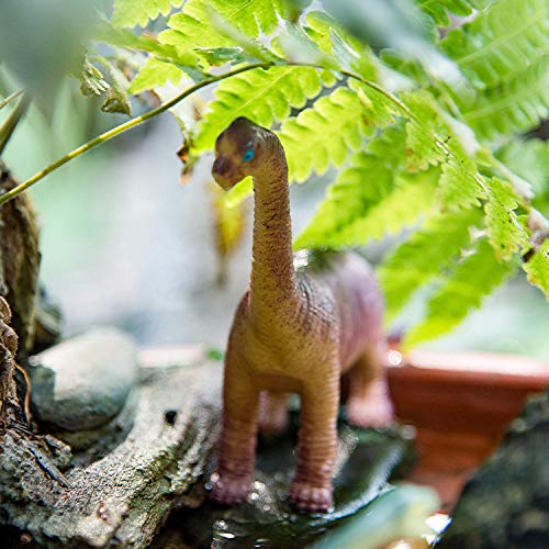 Realistic 12-Pack Dinosaur Figures with Book