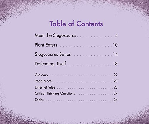 Stegosaurus Book by Tammy Gagne (English) Paperback