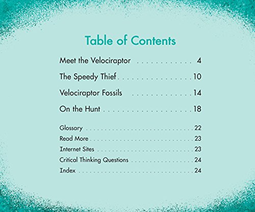 Velociraptor: A 4D Book (Dinosaurs)