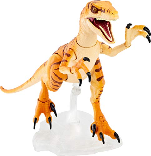 Amber Collection Tiger Velociraptor Action Figure