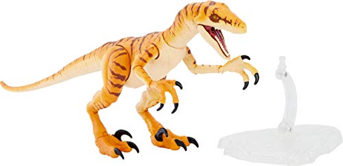 Amber Collection Tiger Velociraptor Action Figure