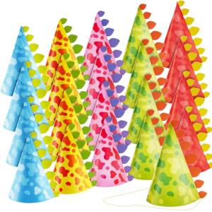 Dinosaur Party Hats - DIY Craft Kit, 20pcs