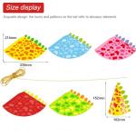 Dinosaur Party Hats - DIY Craft Kit, 20pcs