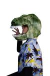 Adult funny dinosaur costume for themed parties