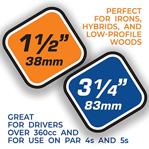 Pride Professional Plastic Golf Tees - 50 Pack