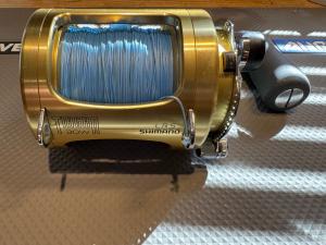SHIMANO TIAGRA 30W LRSA , TWO SPEED LEVER DRAG REEL, USED SKU# T13OWLRSA