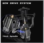 GARRET Big Game Surf Spinning Fishing Reel, 12000 Aluminum Frame 55lb Drag