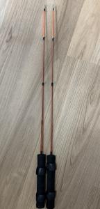 2 CELSIUS Chill Factor 27" Medium Action Ice Fishing Rods - Lot of 2 - Beginner 