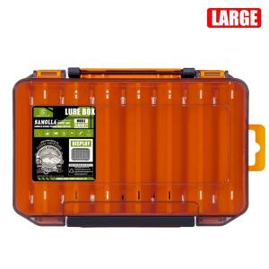 Fishing Tackle Box 14 Compartments Double-Sided Lure Hook Storage Organizer