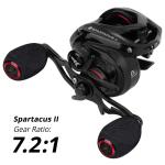 KastKing Spartacus II Baitcasting  Reels  7.2:1 Left-Handed 8 Ball Bearings