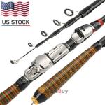Portable Telescopic Fishing Rod, Spinning Fishing Poles, Travel Rod Heavy Duty