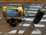 SHIMANO TIAGRA 30W LRSA , TWO SPEED LEVER DRAG REEL, USED SKU# T13OWLRSA