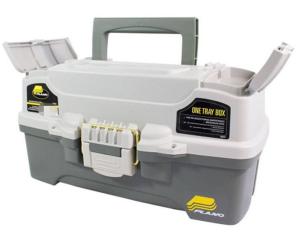 Plano 6201 One-Tray Tackle Box, Bait Storage, Extending Cantilever-tray Design