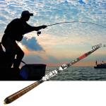Portable Telescopic Fishing Rod, Spinning Fishing Poles, Travel Rod Heavy Duty