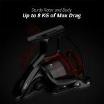 KastKing Brutus Spinning Reel Lure Fishing Reels High Capacity Spool Max 17.5 LB