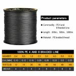 Heavy Strong Braided Spool Fishing Lines 4/8 Strands 12-100Lbs 328/547/1093Yds 