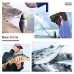 Portable Telescopic Fishing Rod, Spinning Fishing Poles, Travel Rod Heavy Duty