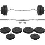 66lbs Weights Barbell Weight Set Curl Bar with Weights Weight Set for Home Gym