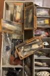 LARGE VINTAGE PLANO 8600 TACKLE BOX FULL OF Vintage LURES
