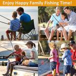 Portable Telescopic Fishing Rod, Spinning Fishing Poles, Travel Rod Heavy Duty