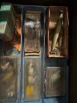 LARGE VINTAGE PLANO 8600 TACKLE BOX FULL OF Vintage LURES