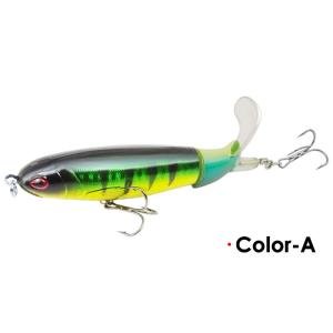 Topwater Floating Fishing Lures Rotating Tail Surface Crankbaits Whopper Plopper
