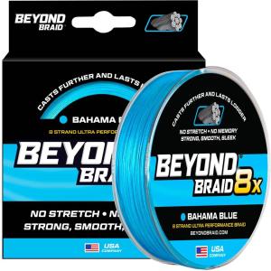  Beyond Braid Braided Fishing Line - Abrasion Resistant - No Stretch - Strong