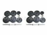 Total 100lb Dumbbells 2 Pack 50lb Full Metal Iron Adjustable Weights Dumbbells