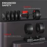 Adjustable Dumbbell Set 28lb/40lb/52.5lb/90lb Weight Dumbbells Single/Pair