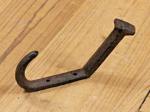 10 Rustic Coat Hooks Cast Iron Wall Mount Hat Hook Towel Railroad Spikes Bath 