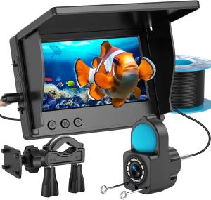 Underwater Fishing Camera, 4.3in Screen Portable Fish Finder Camera Underwater