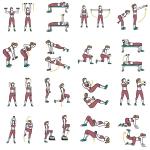 Dumbbell Set 44 LB Adjustable Weight Set for Men & Women Body Building Training