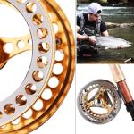 Fly Fishing Reel Large Arbor 2+1 BB with CNC-machined Aluminum Alloy Body