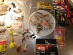 Fresh water tackle box lot of lures rigs tools fishing tackle flies bobbers gear