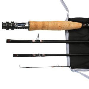 TRAINFIS Fly Fishing Rod 8ft 9ft 3/4WT 5/6WT Fast Action Trout Graphite Fly Rod