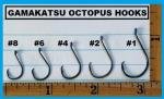 GAMAKATSU #208 OCTOPUS CIRCLE HOOK 25 HOOKS Value Pack NEW! PICK YOUR SIZE! 