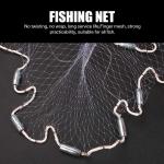 NEW 6/8/10/12/16FT Nylon Fishing Hand Cast Net Bait shrimp Easy Throw 1/2'' Mesh
