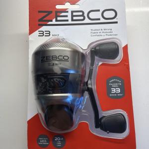 ZEBCO 33 Max Spincast Fishing Reel All-Metal Gears Pre-spooled 20 lb. Cajun Line