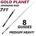 Fishing Spinning Rod Carbon Fiber Portable Medium Fast Lightweight