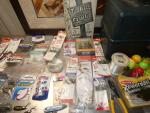 Fresh water tackle box lot of lures rigs tools fishing tackle flies bobbers gear
