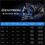 KastKing Centron 500 5.2:1 Gear Ratio Freshwater Spinning Reel Ice Fishing Reels