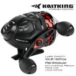 KastKing Brutus 4.0:1 Gear Ratio Spincast Fishing Reel with 10LB Fishing Line US