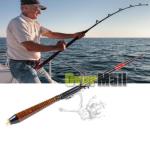 Professional Carbon Fiber Telescopic Fishing Rod Travel Spinning Rod Pole 2.1m