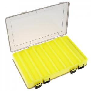 Double Side 14 Compartments Fishing Lure Box Tackle accessories Storage Case