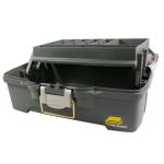Fishing Tackle Box One Tray Gear Hooks, Bait Storage, Cantilever-tray Design
