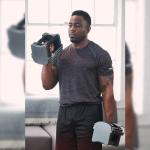 POWERBLOCK SPORT 50 ADJUSTABLE DUMBBELL SET, 50 LBS PER HAND, 2PC - BLACK/GRAY